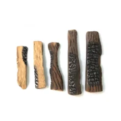 Ceramics Wood 5 Pcs. -Dimplex Shop 5 stk braende keramisk trae