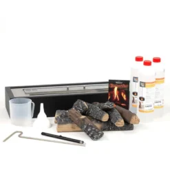 Bioethanol Fireplace Insert Package - 65 Cm