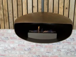 Oxide UFO-60 Ceiling-mounted Bio Fireplace -Dimplex Shop HH lofthaengt biopejs Oxid