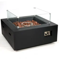 Safety Glass For Tokyo/Kawasaki Fire Pit -Dimplex Shop Kawasaki gaspejs med sikkerhedsglas