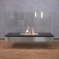 Freestanding Burner With Glass Plates 10 Freestanding Burner With Glass Plates -Dimplex Shop Large glass panel bioethanol fireplace bio 20 254