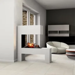 Mozart -Dimplex Shop Mozart white hybrid fireplace