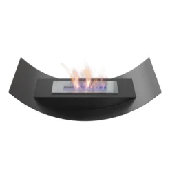 Arc - Curved Bio Fireplace For Table Or Floor