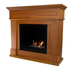 Traditional Mantel Bio Fireplace - Wood -Dimplex Shop bio1002 klassisk biopejs kamin i trae 2 52824