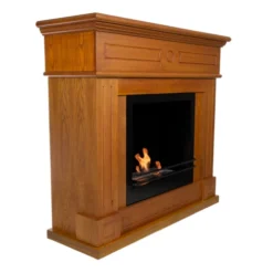 Traditional Mantel Bio Fireplace - Wood -Dimplex Shop bio1002 klassisk biopejs kamin i trae 3 52820