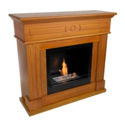 Traditional Mantel Bio Fireplace - Wood -Dimplex Shop bio1002 klassisk biopejs kamin i trae 4 52821