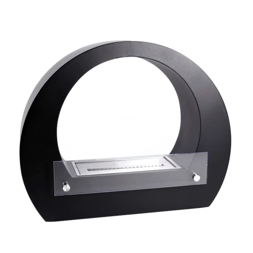 Round Bio Fireplace - Black 3 Round Bio Fireplace - Black