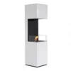 Open 3-Sided Bio Fireplace - White -Dimplex Shop bio20230 51622