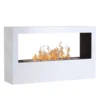 Freestanding L Bioethanol Fireplace - White -Dimplex Shop bio20234 51604