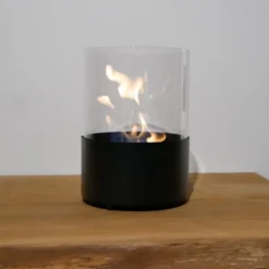 Round Table Bio Fireplace - Black 12 Round Table Bio Fireplace - Black -Dimplex Shop bio20248 tabletop bio fireplace 3 40267