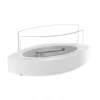 Ovoid Table Bio Fireplace In White 2 Ovoid Table Bio Fireplace In White -Dimplex Shop bio20298 51646