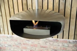 Steel UFO-60 Ceiling-mounted Bio Fireplace -Dimplex Shop bio400044 28192