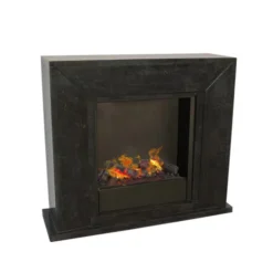 Nero Surround Water Vapour Fireplace - Black