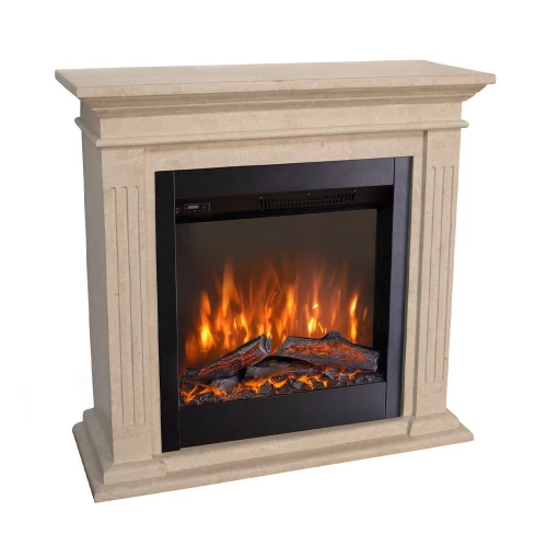 Cadiz White Electric Fireplace 4 Cadiz White Electric Fireplace - Image 2