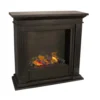 Cadiz Fossil Stone Hybrid Fireplace - Black -Dimplex Shop bio60117f03hyb 2 51857