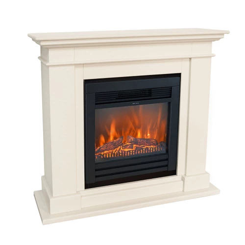 Kos Electric Fireplace White MDF 3 Kos Electric Fireplace White MDF