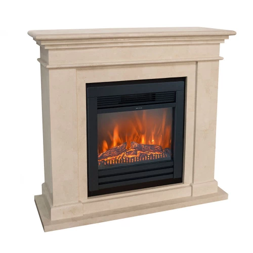 Kos Electric Fireplace - White 3 Kos Electric Fireplace - White