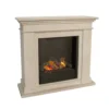 Kos Fossil Stone Hybrid Fireplace - White -Dimplex Shop bio60126f02hyb 2 51769