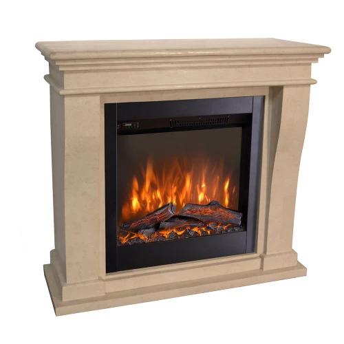 Kreta Mini Electric Fireplace White 4 Kreta Mini Electric Fireplace White - Image 2