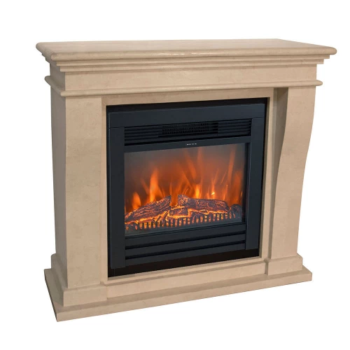Kreta Mini Electric Fireplace White 3 Kreta Mini Electric Fireplace White