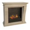 Cadiz Fossil Stone Hybrid Fireplace - White 2 Cadiz Fossil Stone Hybrid Fireplace - White -Dimplex Shop bio60127f02hyb 51853