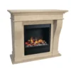 Kreta Fossil Stone Surround Hybrid - White 2 Kreta Fossil Stone Surround Hybrid - White -Dimplex Shop bio60128f02hyb 2 51778