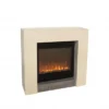 Milos Fossil Stone Surround Electric Fireplace -Dimplex Shop bio60131el 51841
