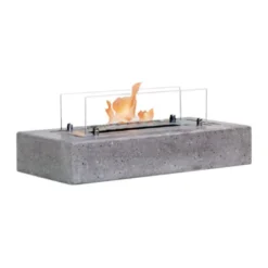 Cuneo Table Fireplace In Concrete Look
