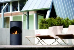 Silo Freestanding Bioethanol Fireplace -Dimplex Shop biopejssiloenv 27356