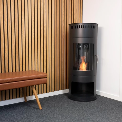 Washington - Black Bioethanol Wood-burning Stove 4 Washington - Black Bioethanol Wood-burning Stove - Image 2