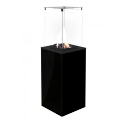 Deluxe Patio Outdoor Gas Fireplace - Black