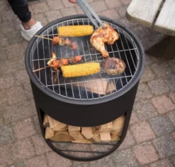 Transportable Fire Barrel With Grill -Dimplex Shop braendetonde med grill