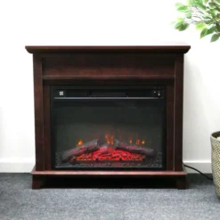 Brown Romantic Electric Fireplace 13 Brown Romantic Electric Fireplace -Dimplex Shop brun elektrisk gulvpejs