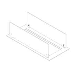 Built-in Profile - 45 Cm -Dimplex Shop burner built in profile 45cm 49176