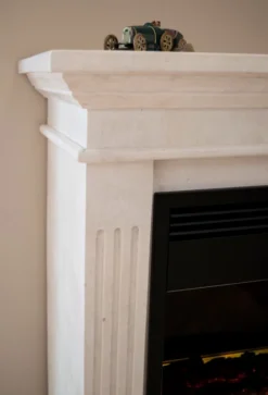 Cadiz Surround - White Natural Stone -Dimplex Shop cadiz f02 polsihed 30451