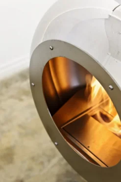 Coccon Vellum Polished Steel -Dimplex Shop cocoon fires stainles steel vellum closeup 28480