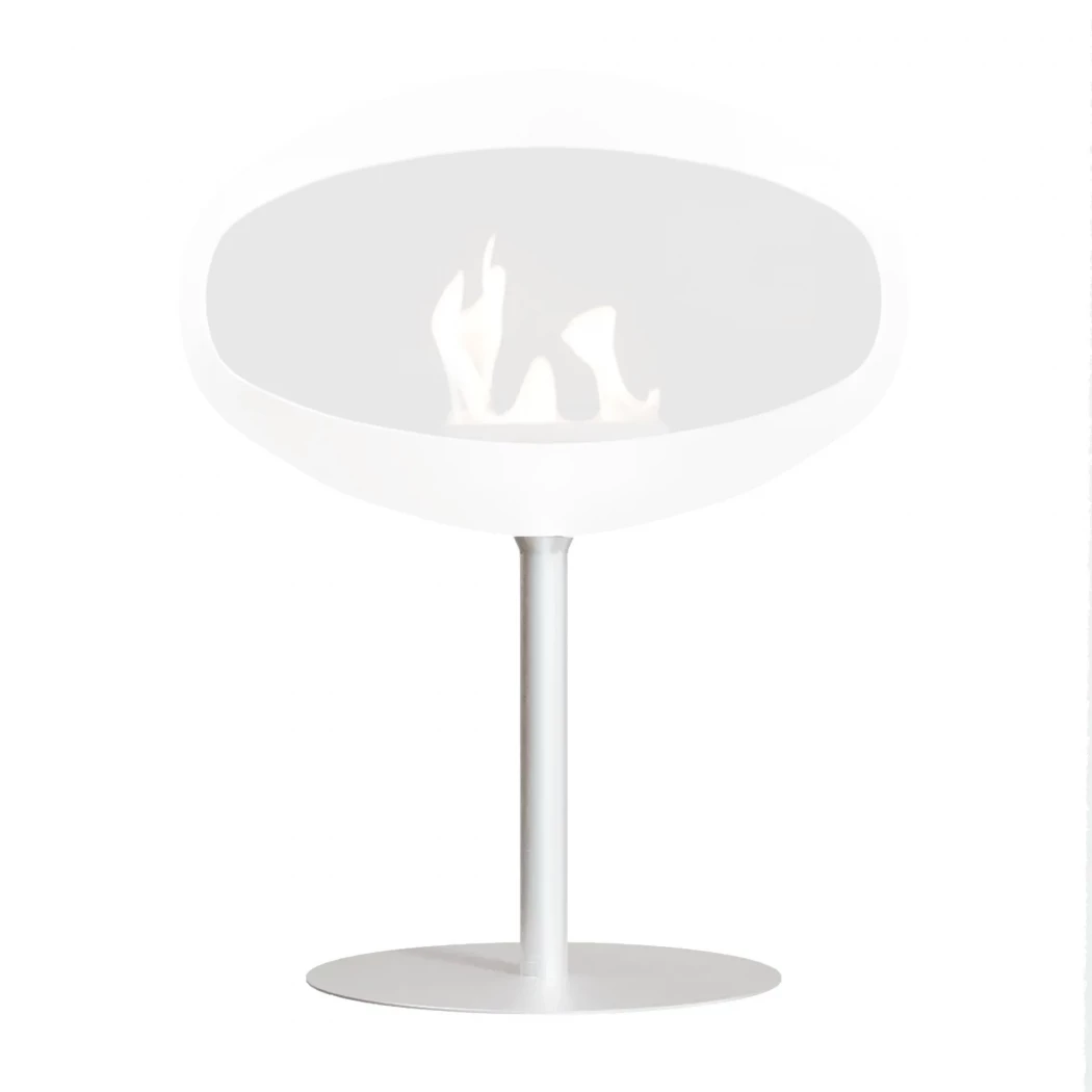 White Cocoon Pedestal Base 3 White Cocoon Pedestal Base