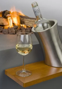 Small Square Fire Table - Anthracit -Dimplex Shop cocoon sidebord tr 36165