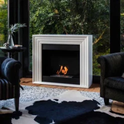 Crook Freestanding Bio Fireplace -Dimplex Shop crook traditional bioethanol fireplace 2 30769 1 41644