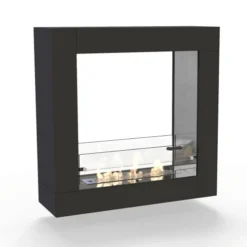 Sydney - Black -Dimplex Shop decoflame sydney bioethanol fireplace black mirror finish 52737