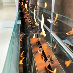 Sydney - Black -Dimplex Shop decoflame sydney bioethanol fireplace mirror finish 52738