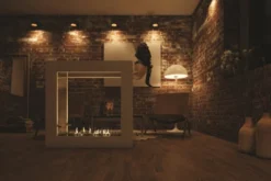 Sydney - White -Dimplex Shop decoflamesydneywhitebioethanolfireplace1 52408