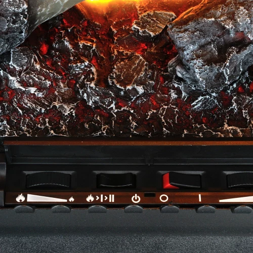 Dimplex Stockbridge Hybrid Fireplace - Black 6 Dimplex Stockbridge Hybrid Fireplace - Black - Image 4