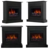 West Kamin Electric Fireplace -Dimplex Shop elp 80 117 west electric fireplace black 51190