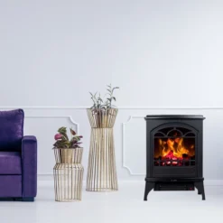 Hereford Traditional Electric Fireplace -Dimplex Shop elpejs fritstaaende 32912