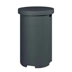 Round Gas Bottle Enclosure - Anthracite