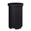 Round Gas Bottle Enclosure - Black -Dimplex Shop enclosure sidetable lpg rond black 1 41337
