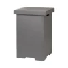 Square LPG Gas Bottle Cover - Anthracite -Dimplex Shop enclosure sidetable lpg tank taupe 1 41332