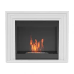Crook Freestanding Bio Fireplace -Dimplex Shop ethanol fire classic white med black insert 28740 41664