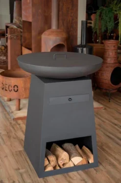 Metal Lid 80 Cm For Bonfire -Dimplex Shop firepit lid redfire